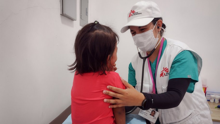 Une consultation MSF à Tecún Umán.