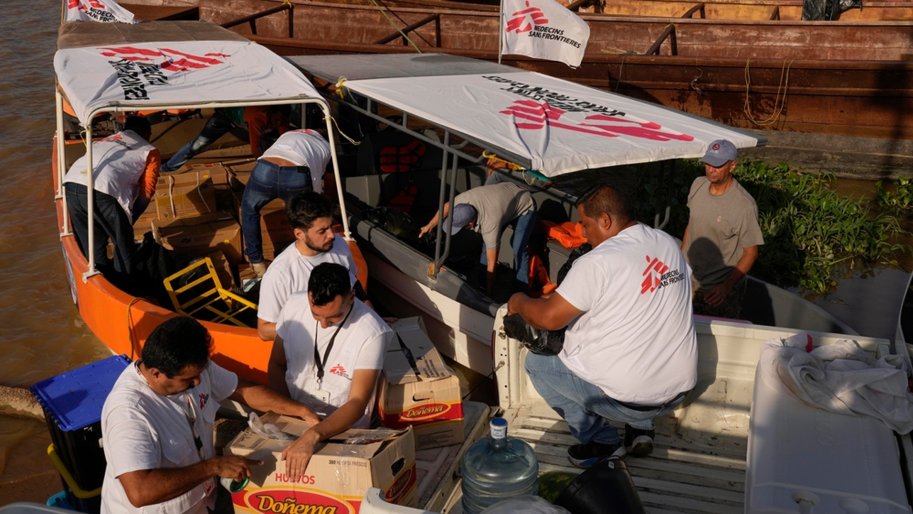 MSF distribution bateaux Mai 2023, Venezuela.
