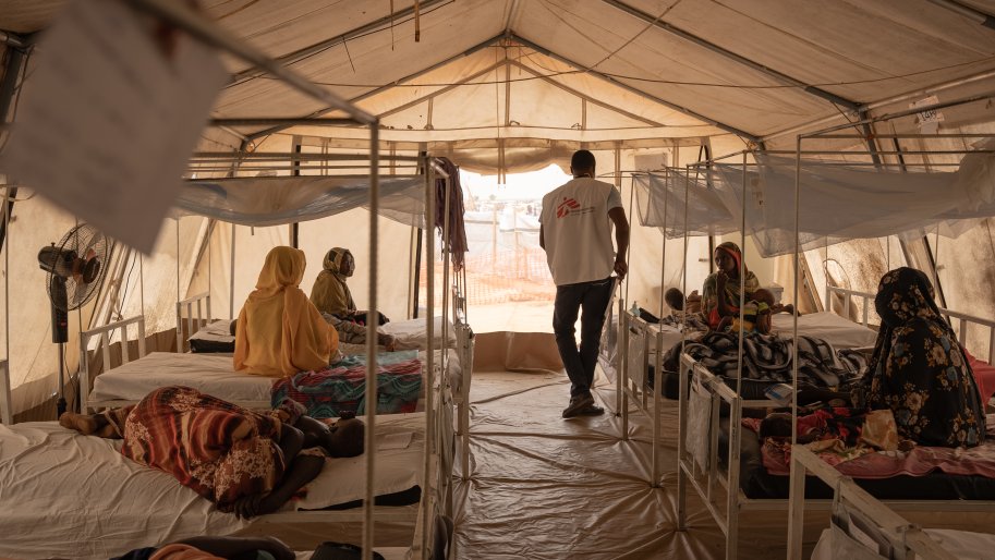 MSF aide humanitaire pour les réfugié·e·s soudanais·e·s au Tchad. 