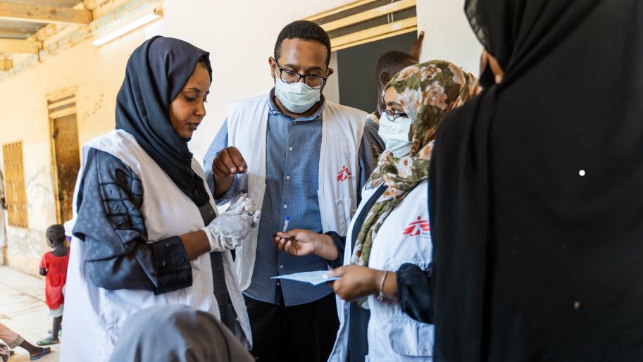 Cliniques mobiles de Médecins Sans Frontières à Wad Madani, Sudan. Juin 2023.