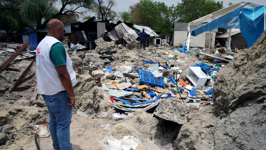 L'hôpital MSF de Lankien, dans l'État de Jonglei, au Soudan du Sud, a été touché par une frappe aérienne des forces gouvernementales du Soudan du Sud dans la nuit du mardi 3 février 2026.
