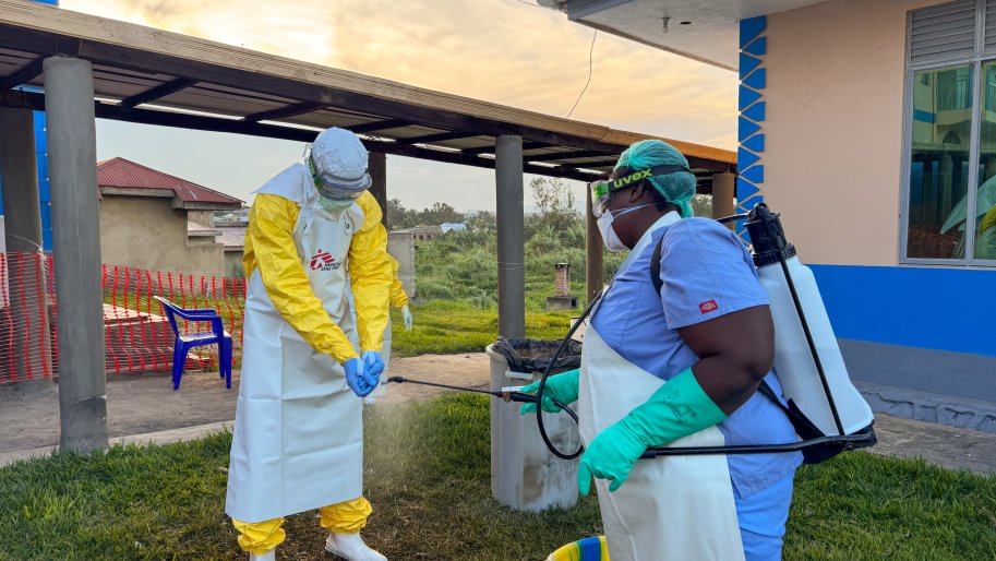  MSF ouvre un nouveau centre de traitement contre Ebola à Bunia