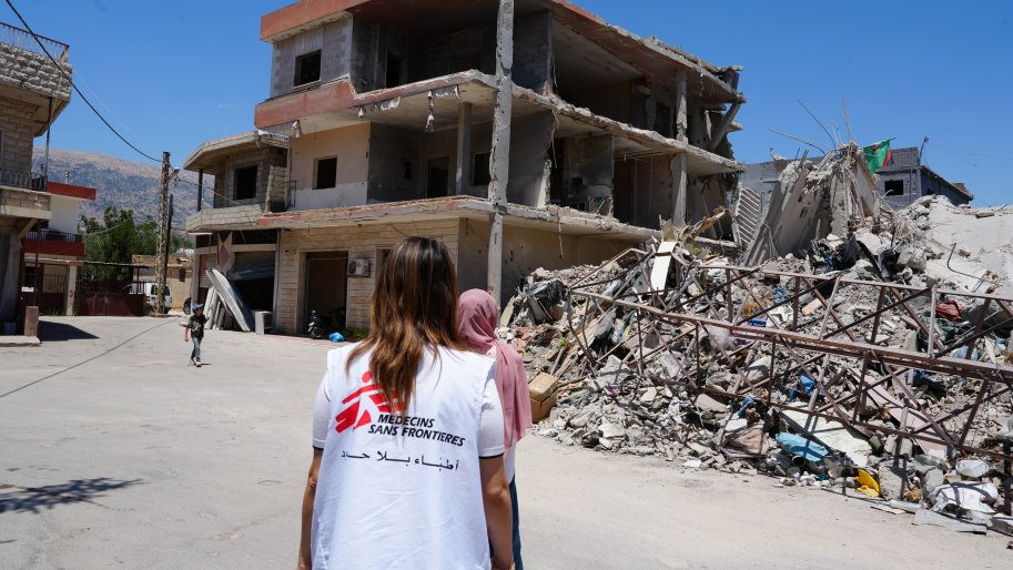 Dégâts à Sohmor, dans la Bekaa, à la suite des frappes israéliennes