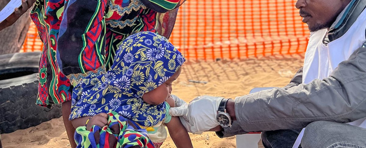 Vaccination contre la diphtérie dans la région de Zinder, Niger, 6 janvier 2023. 