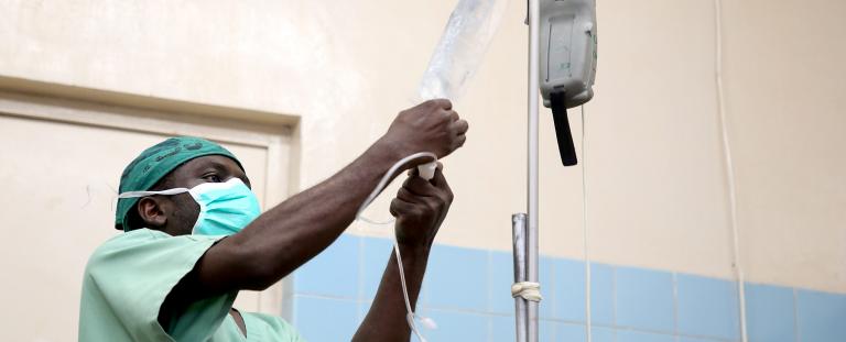 Un anesthésiste MSF en RDC.