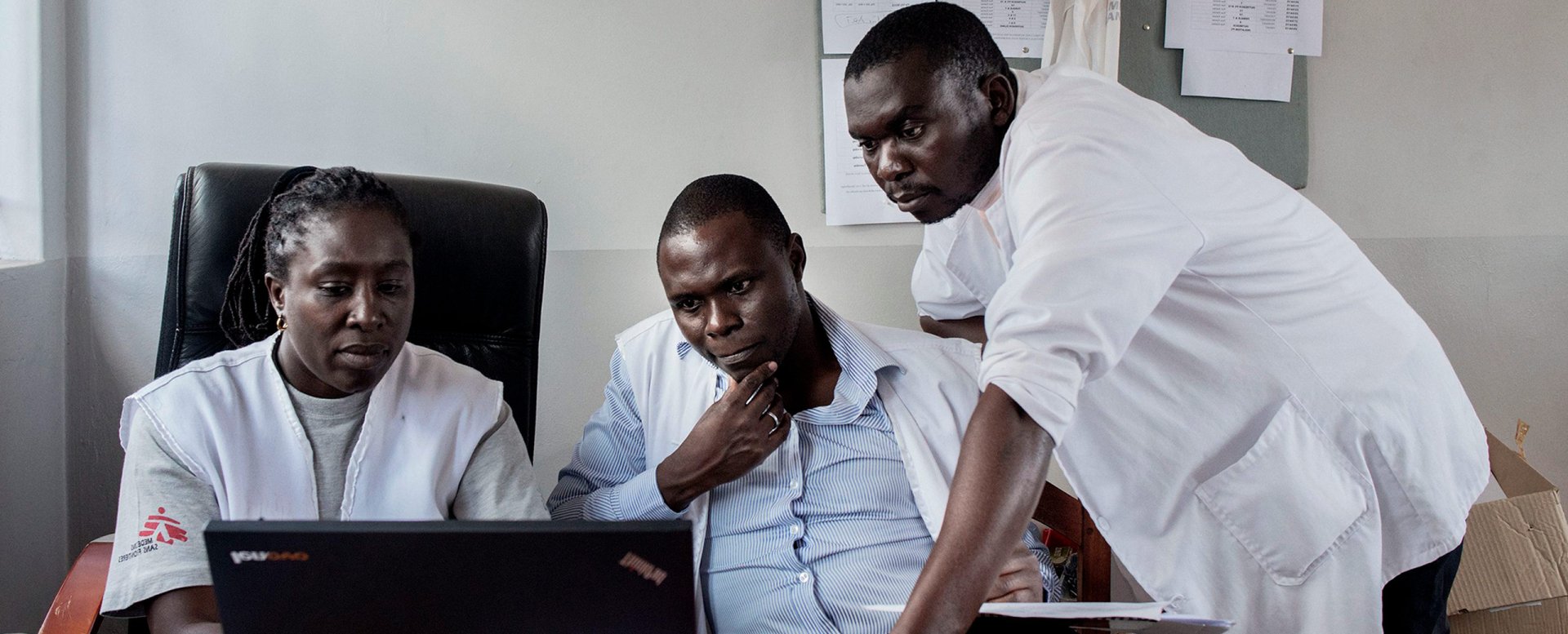 Entretien de référents de projets médicaux MSF au Malawi.