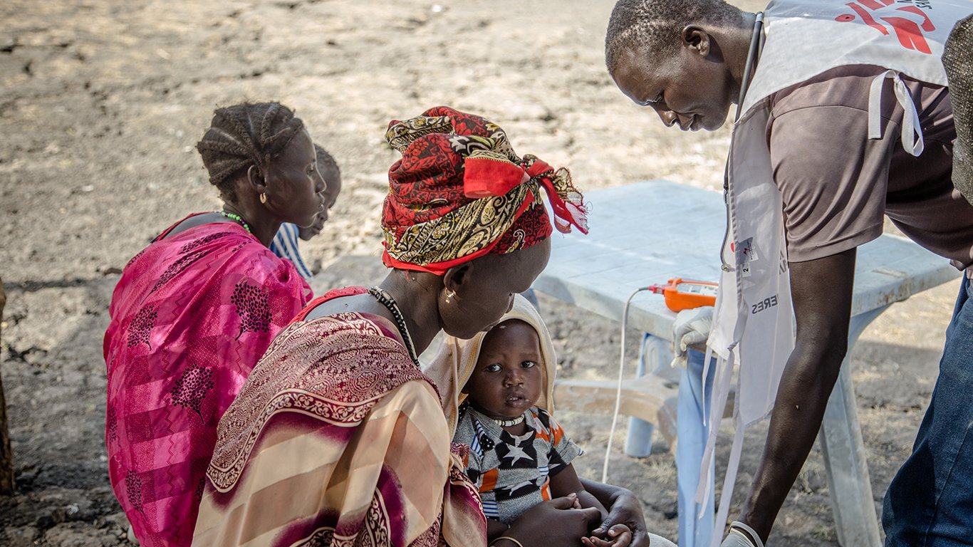 Ulang, Südsudan. 4. April 2019