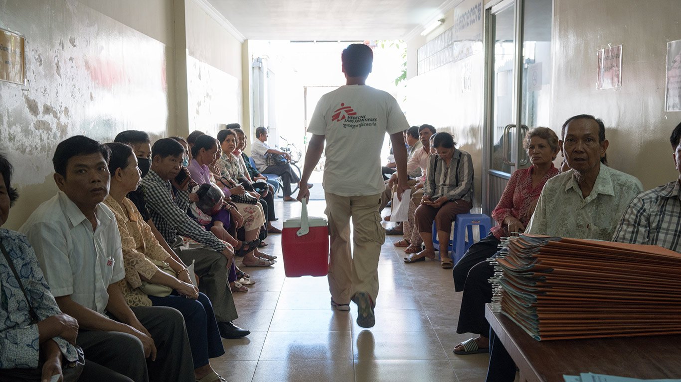 Phnom Penh, Kambodscha, 20. April 2017