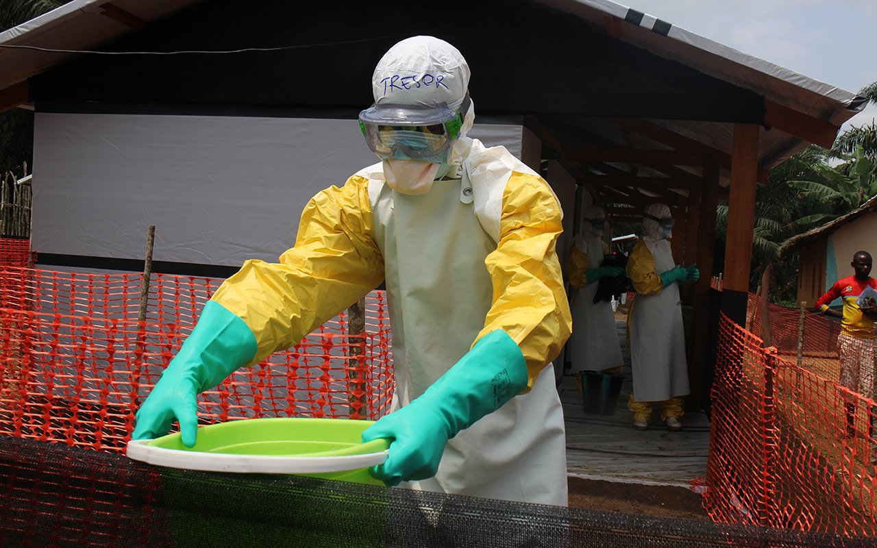 Gesundheitszentrum von Boso Monginda Ebola in der Gesundheitszone von Blomba