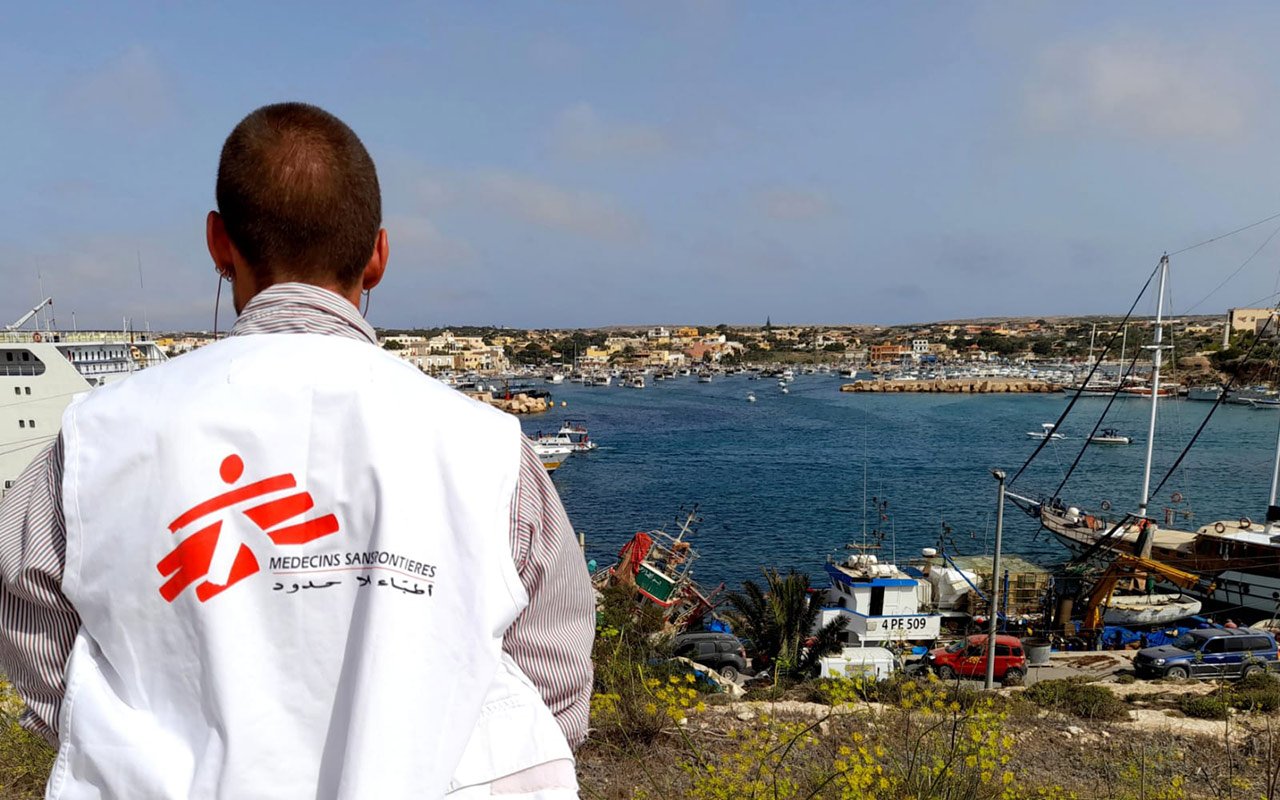Lampedusa, Italie, 1 juillet 2021