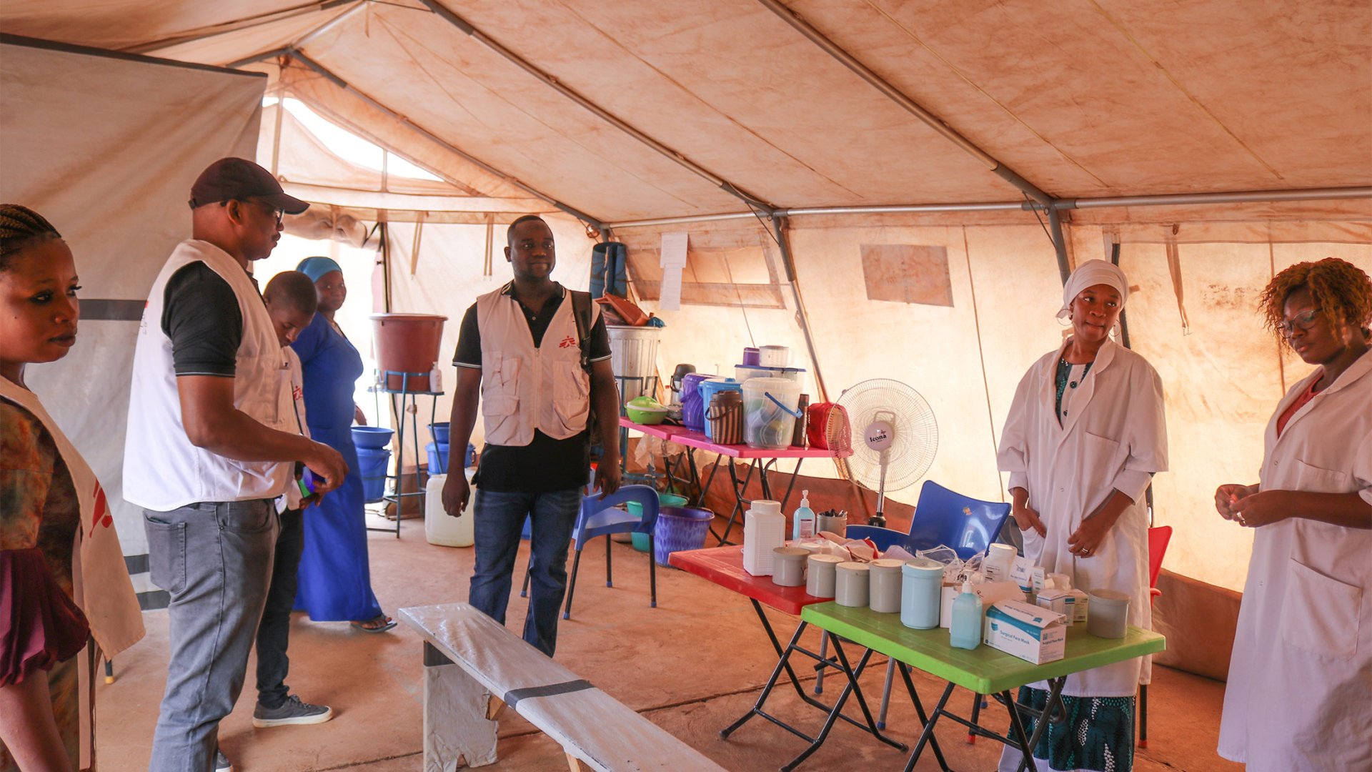 L'équipe mobile MSF.