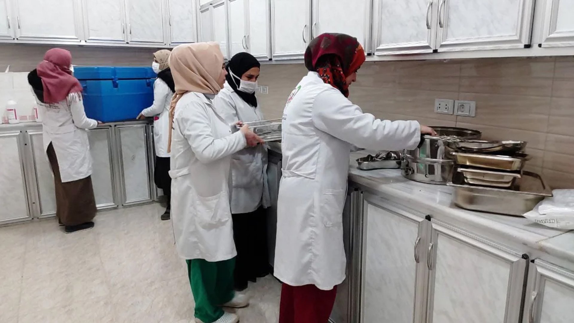 Spital im Norden des Gouverement Aleppo. Syrien. 14. Februar 2023. 