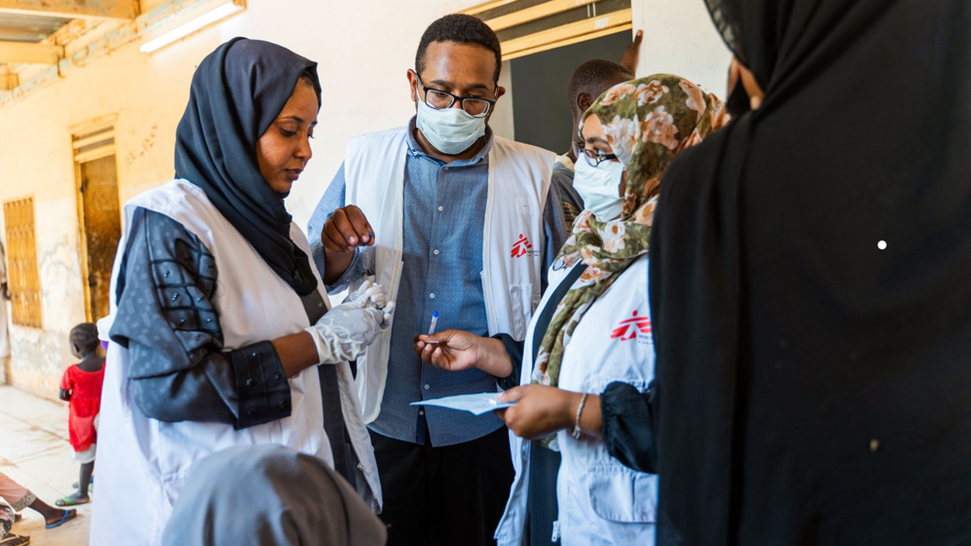 Sudan Zustrom von Vertriebenen nach Wad Madani Ärzte ohne Grenzen (MSF)