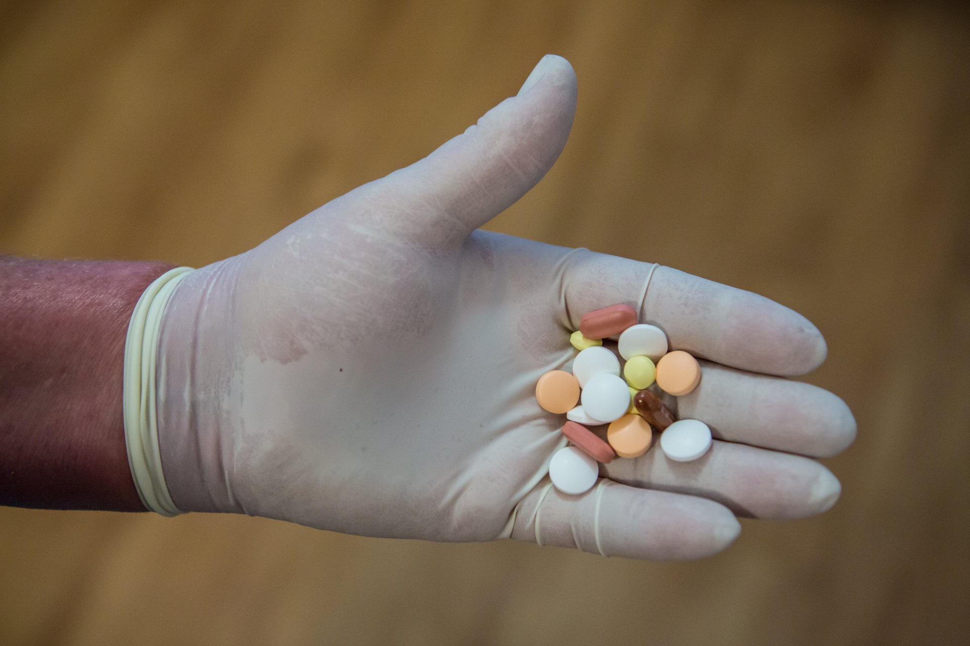 Tuberkulosemedikamente für eine Behandlung von multiresistenter Tuberkulose. Ukraine, Oktober 2018.