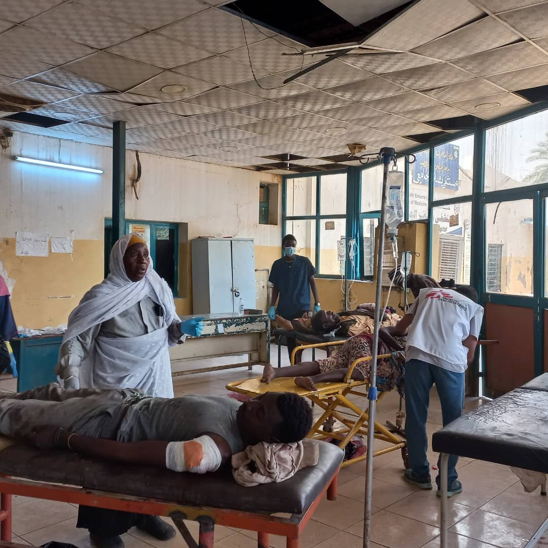 L'hôpital Bashair, soutenu par MSF dans le sud de Khartoum, a reçu plus de 60 patients blessés et 43 morts après une explosion sur un marché le 10 septembre.