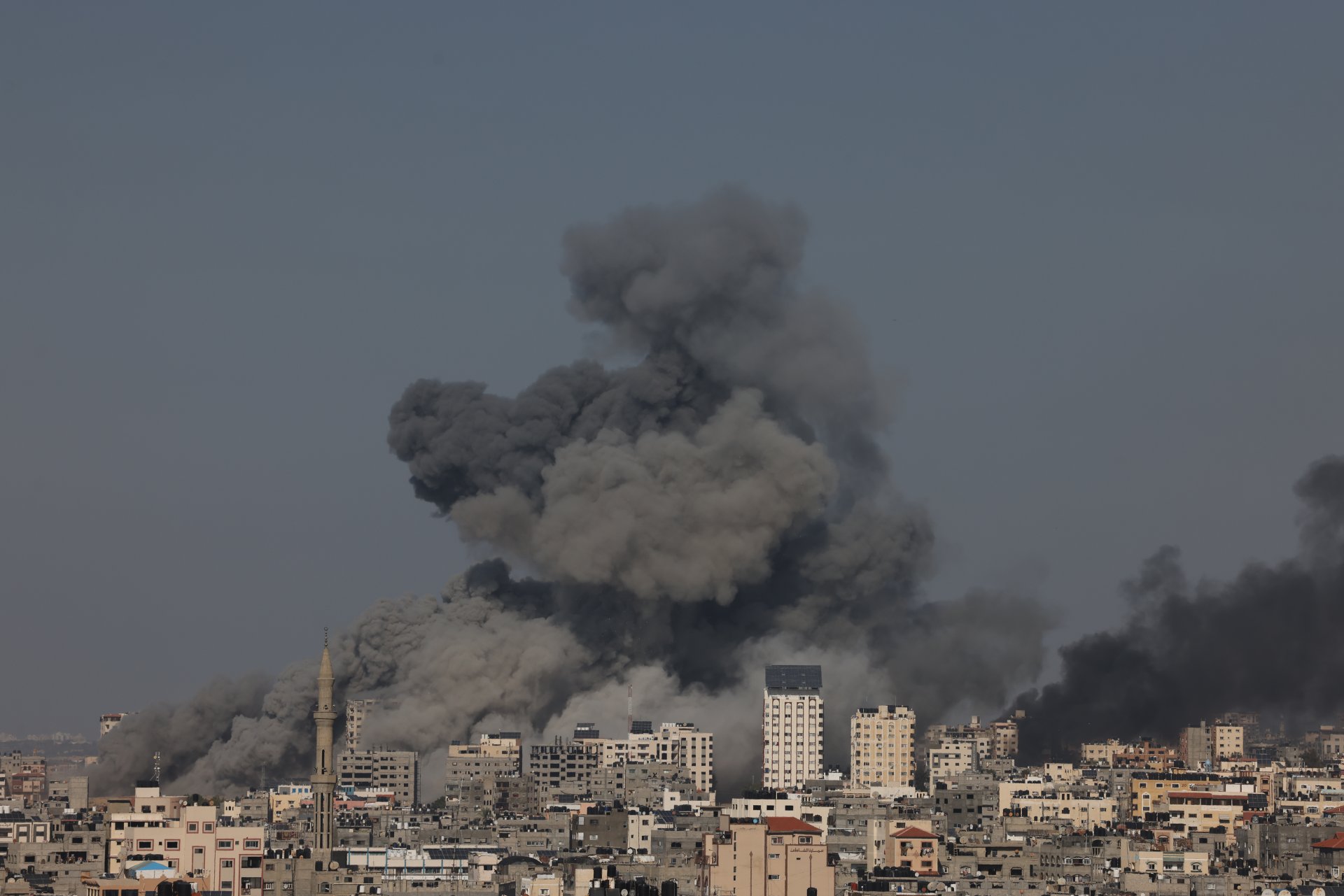 Bombardements sur la bande de Gaza - image d'illustration, octobre 2023