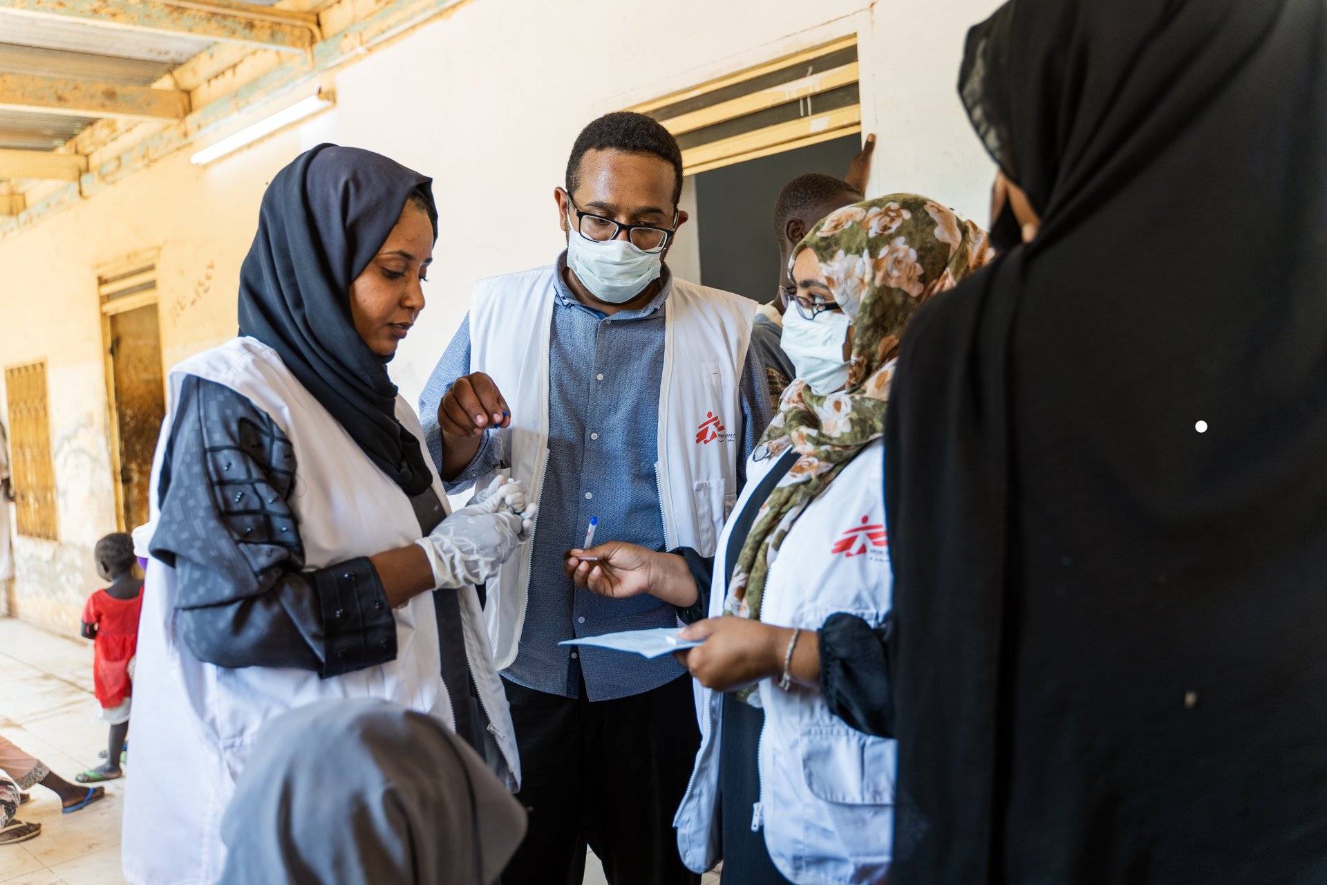 Mobile Klinik in Wad Madani. Juni 2023.
