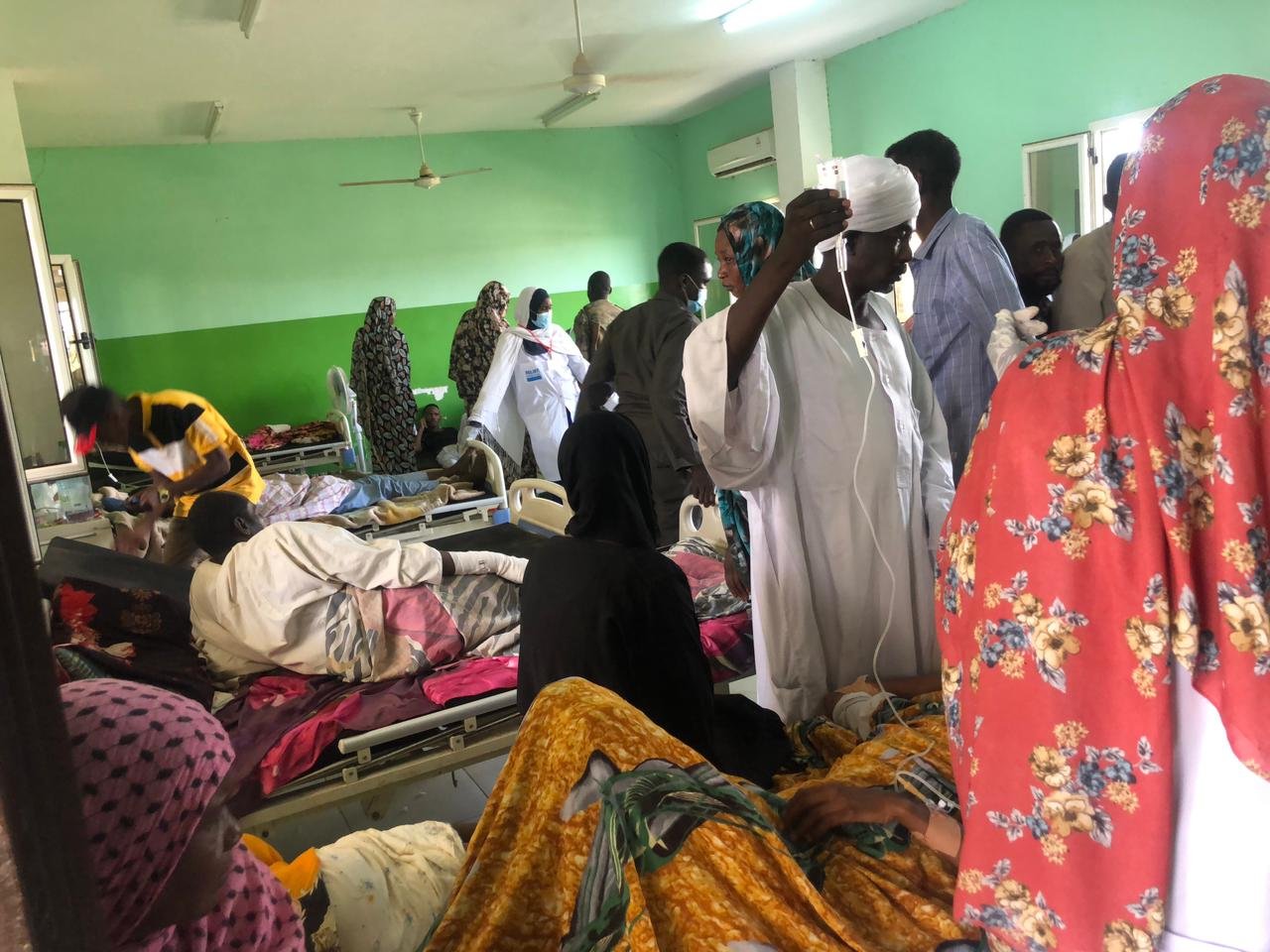Hôpital Sud d'El Fasher, Darfour du Nord. Avril 2023.