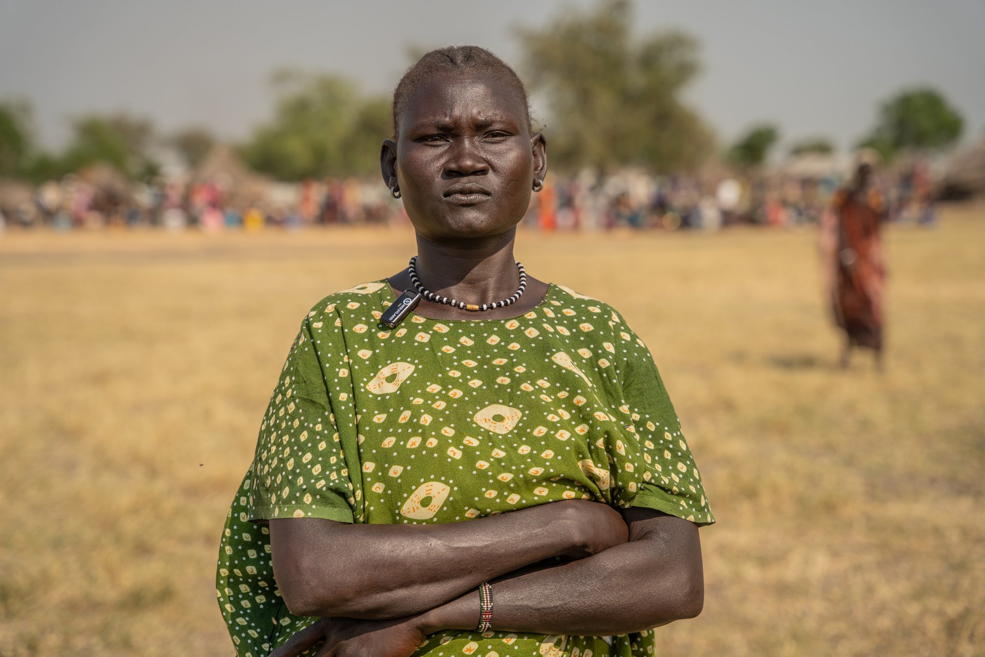 Portrait de Nyamai Ruot, déplacée par les récentes violences, à Chuil, dans l'État de Jonglei, au Soudan du Sud.