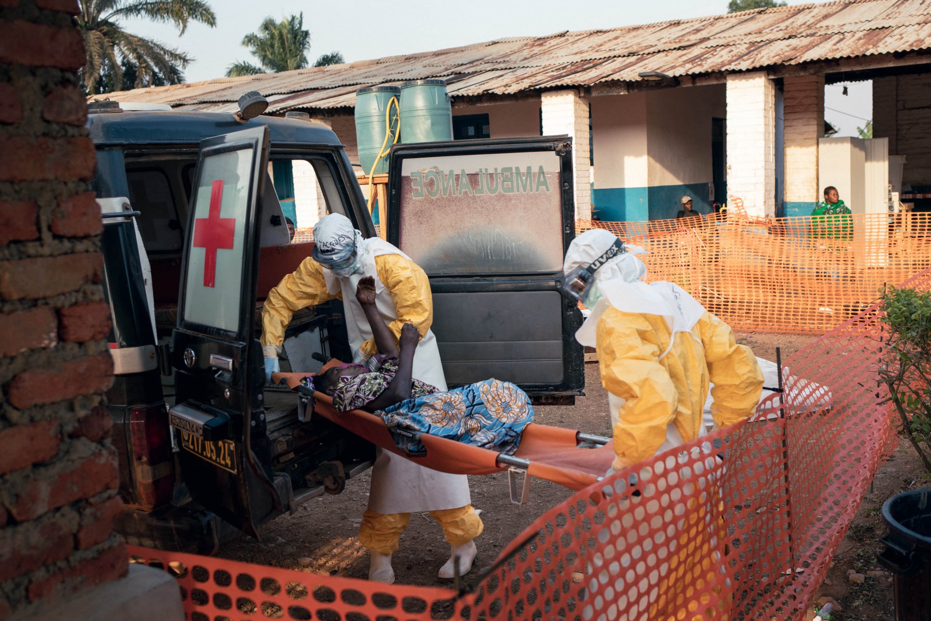 Centre de traitement d'Ebola à l'hôpital de Mongbwalu