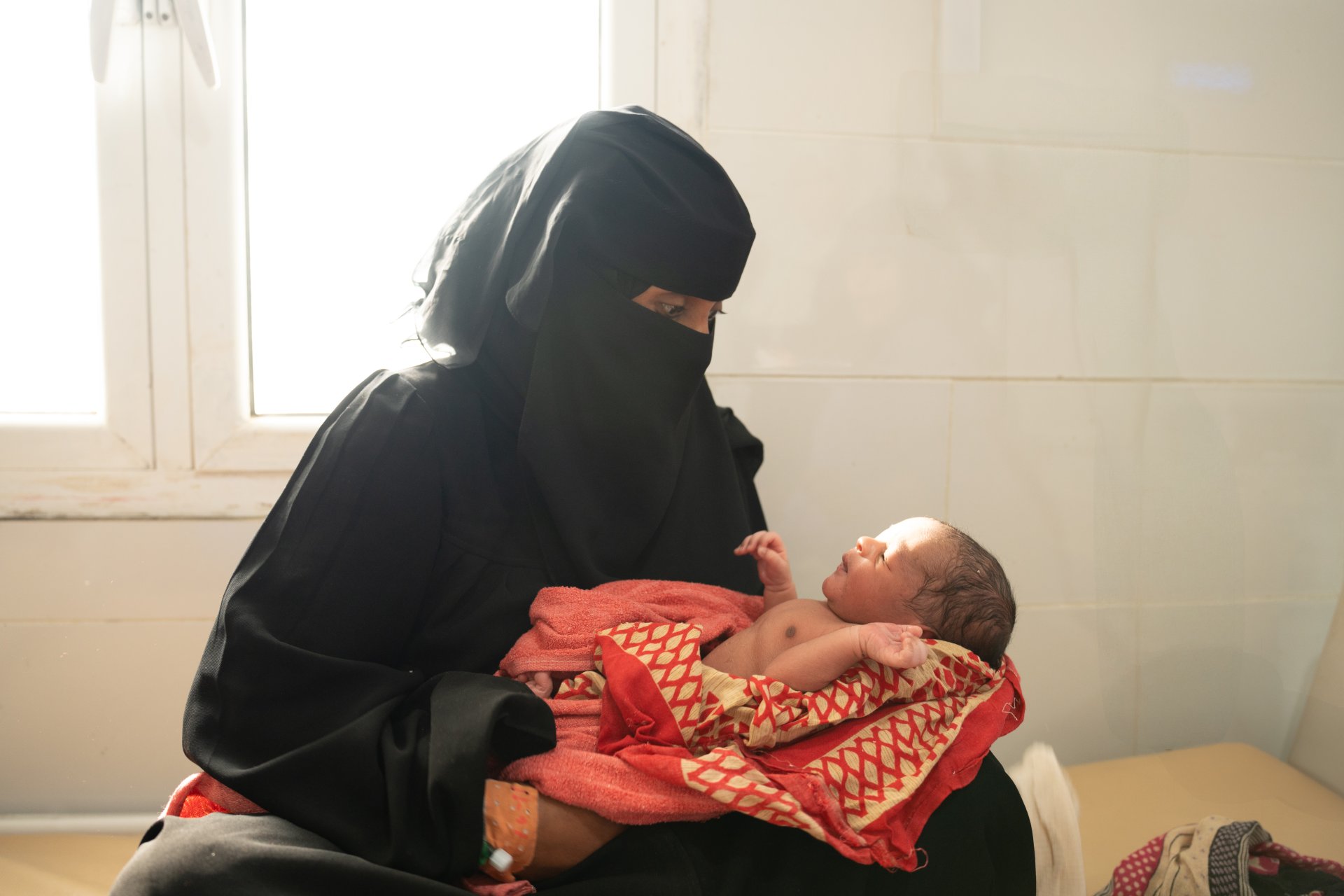 Raheema Mohamed Ali, 25 ans, originaire de Mocha, à la maternité de MSF de l'hôpital général de Mocha.