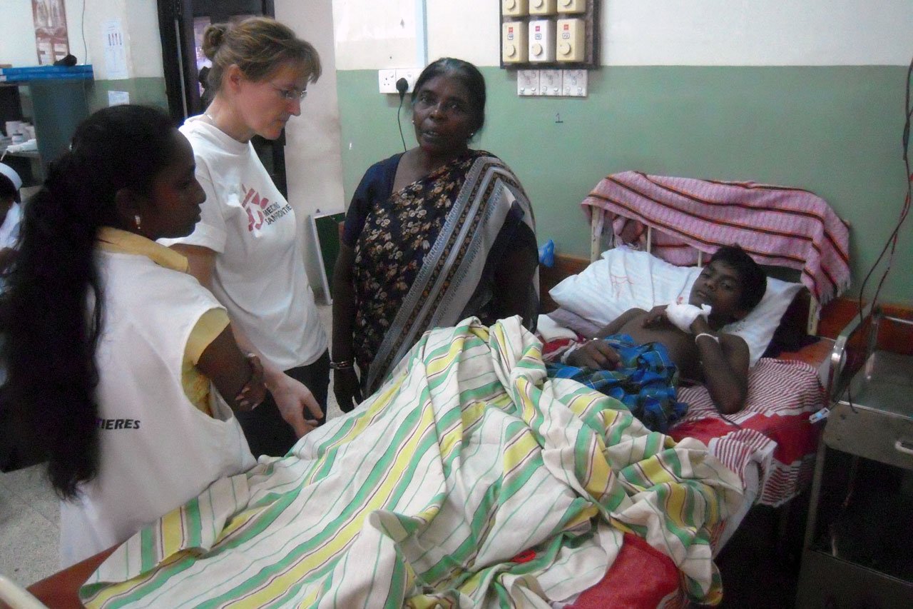 Hôpital de Vavuniya, Février 2009.