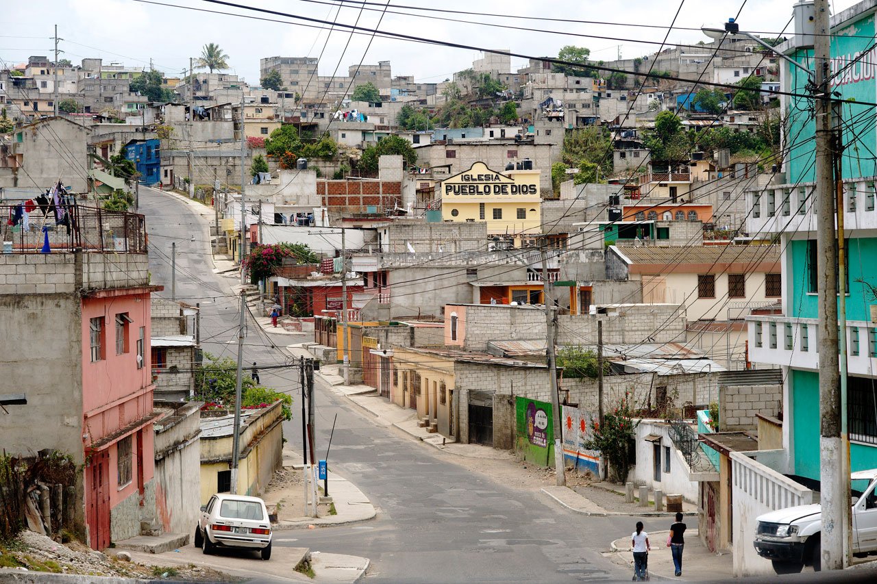Zona 18: l’un des quartiers les plus violents de Guatemala City.