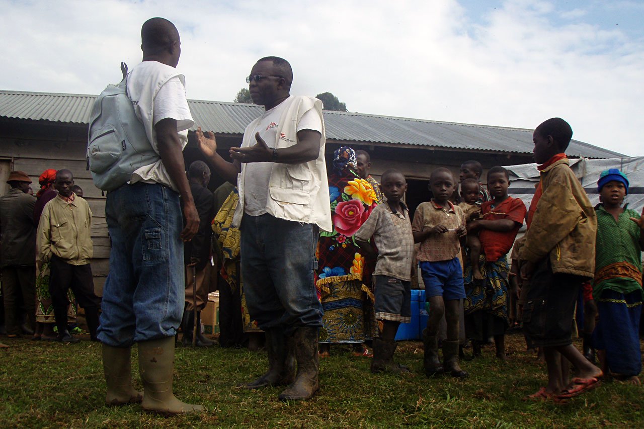 Campagne de vaccination contre la rougeole dans la zone de Masisi, République démocratique du Congo, novembre 2009.