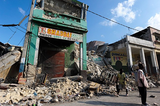 Le tremblement de terre a dévasté la capitale de Haïti et ses environs.