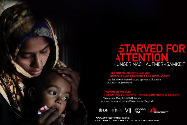 Du 7 au 11 janvier, l’exposition multimédia « Starved for Attention », révèle une nouvelle perspective de la malnutrition infantile. 