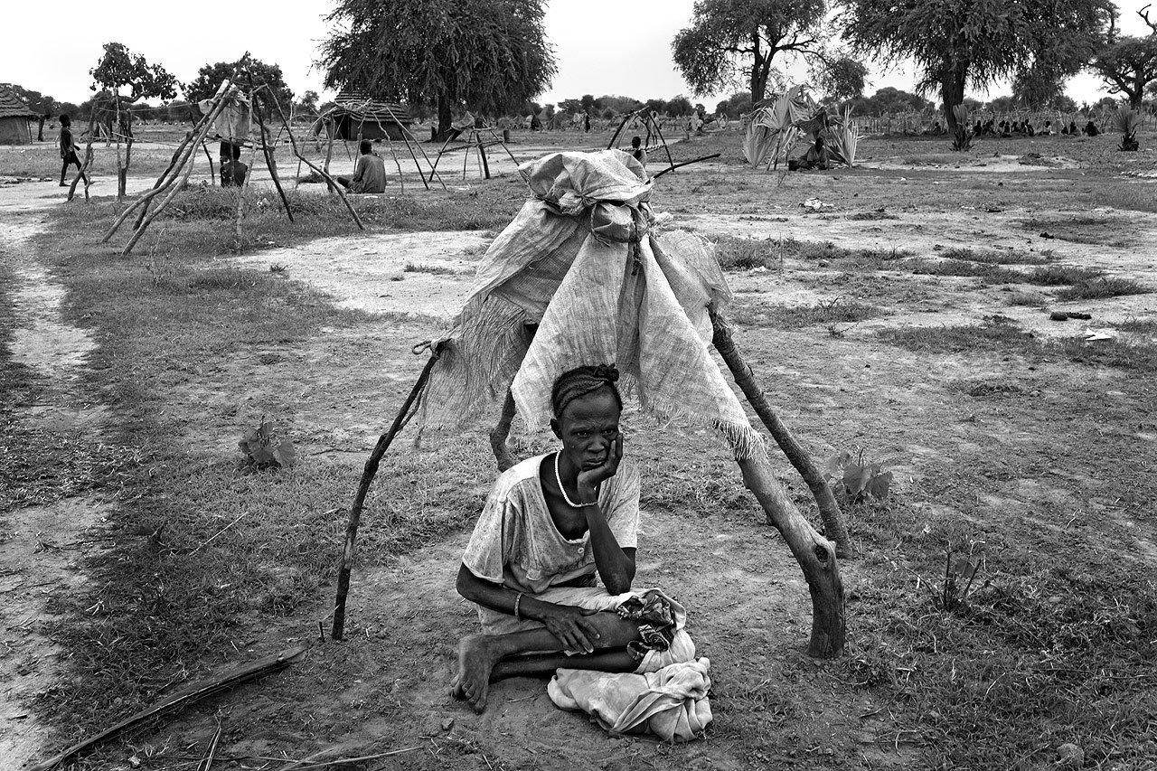 Amel est restée pendant l’attaque d’Abyei, car elle devait enterrer ses trois enfants, tous morts pendant les bombardements massifs.