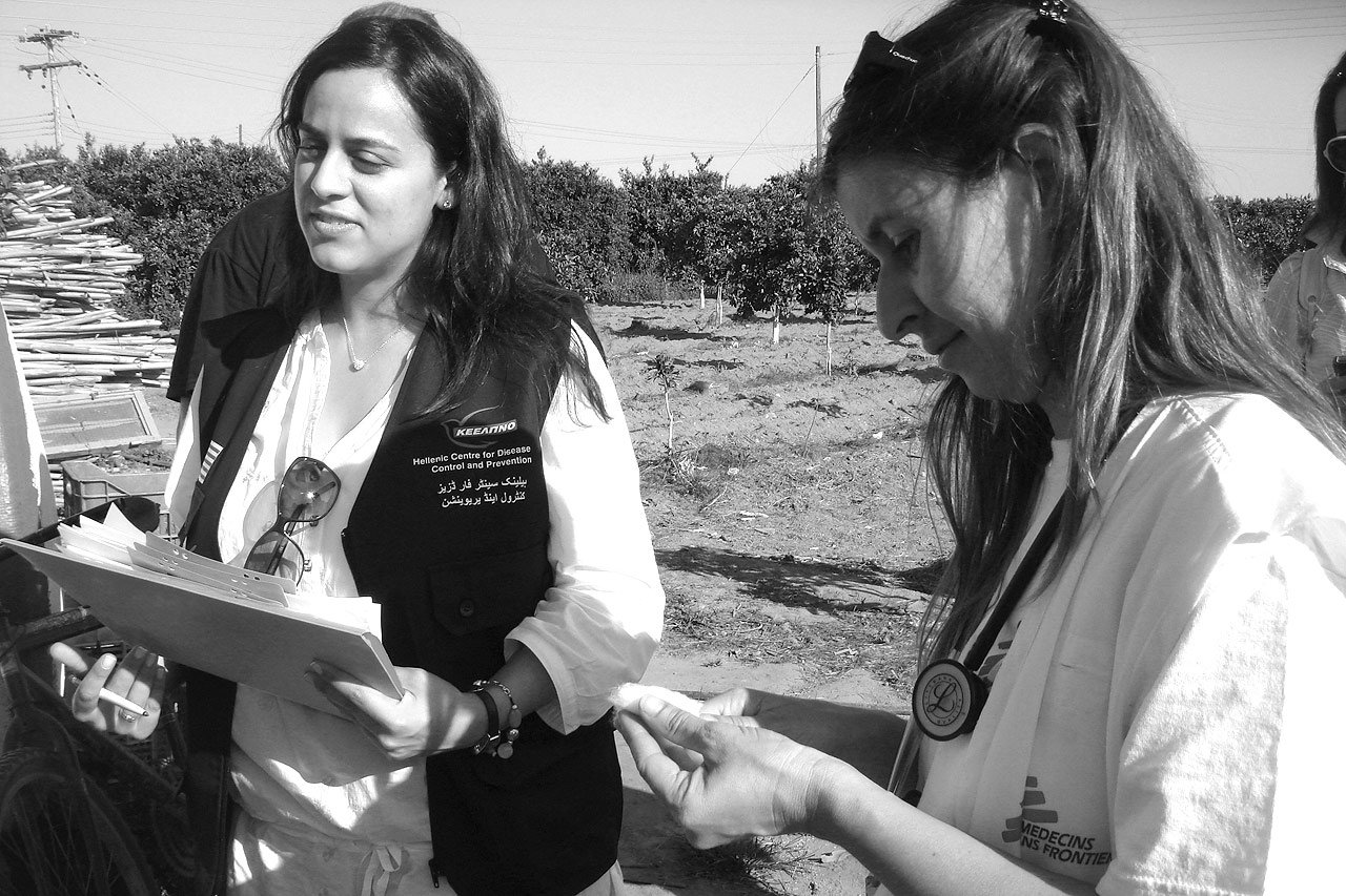 MSF est installée de manière permanente dans la municipalité d'Evrotas, en Laconie, depuis fin mars 2012.
