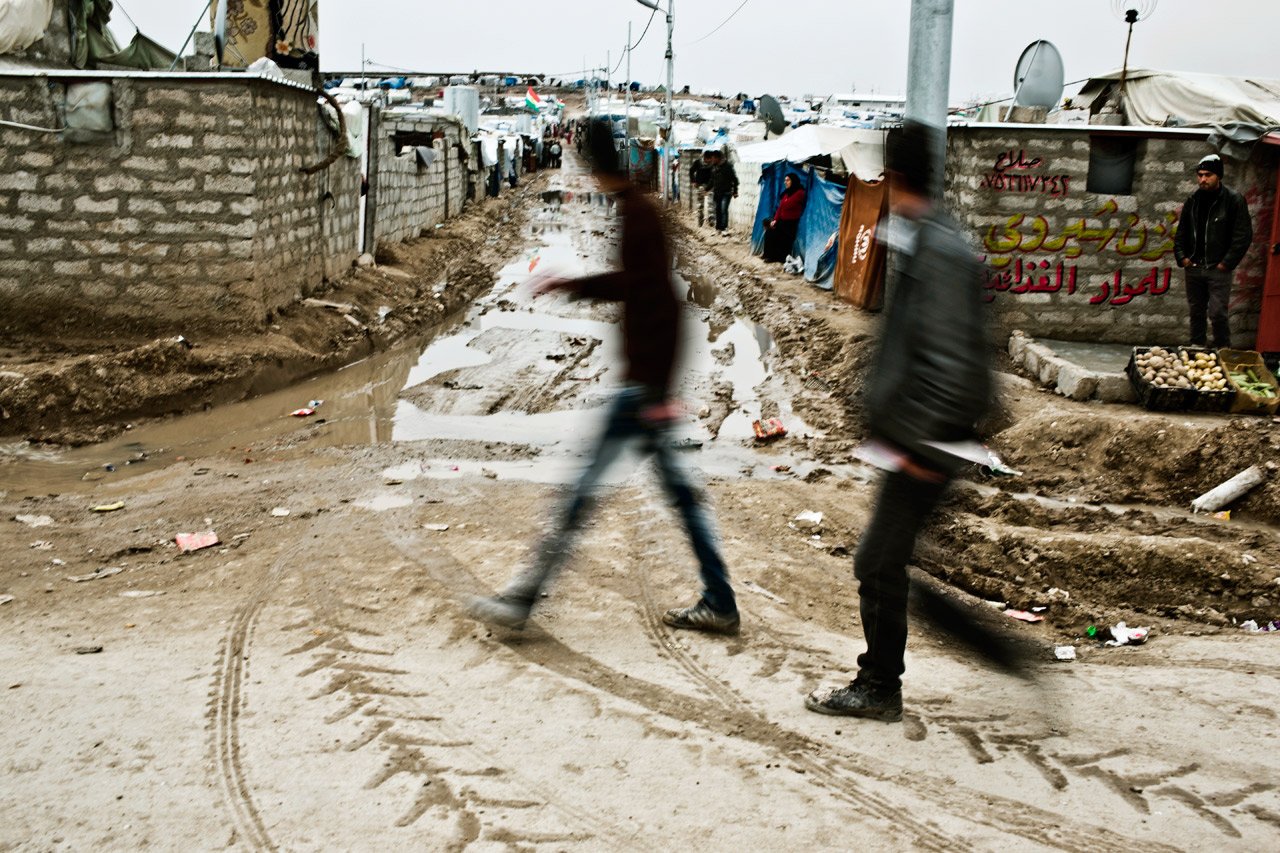 Les réfugiés ne vivent pas dans des conditions décentes.