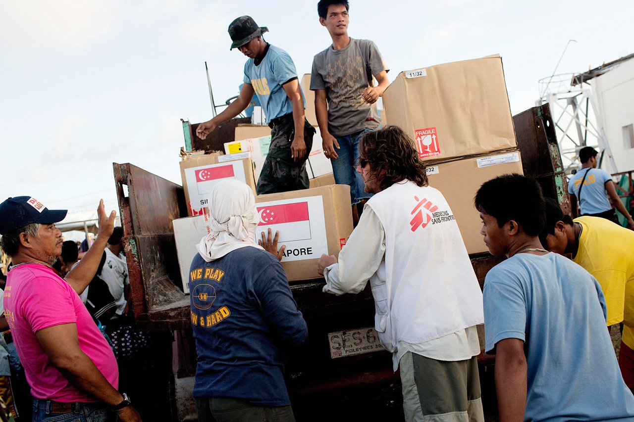A l'est de l'île de Samar, qui est le premier endroit où le typhon ait touché terre, une équipe d'urgence de MSF a lancé des activités dans la ville de Guiuan