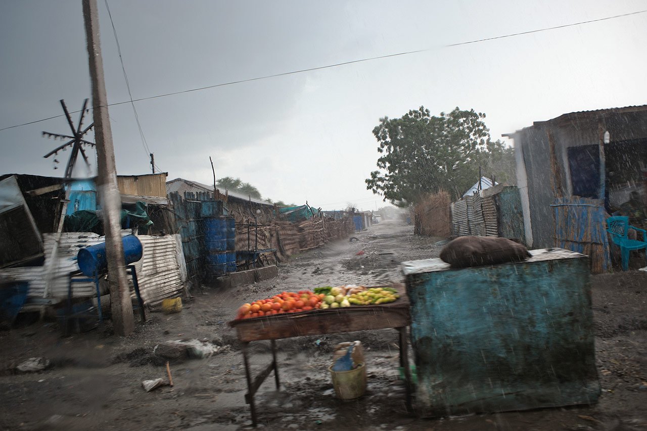 Une vue sur Malakal, une ville de garnison près de la rivière du Nil.