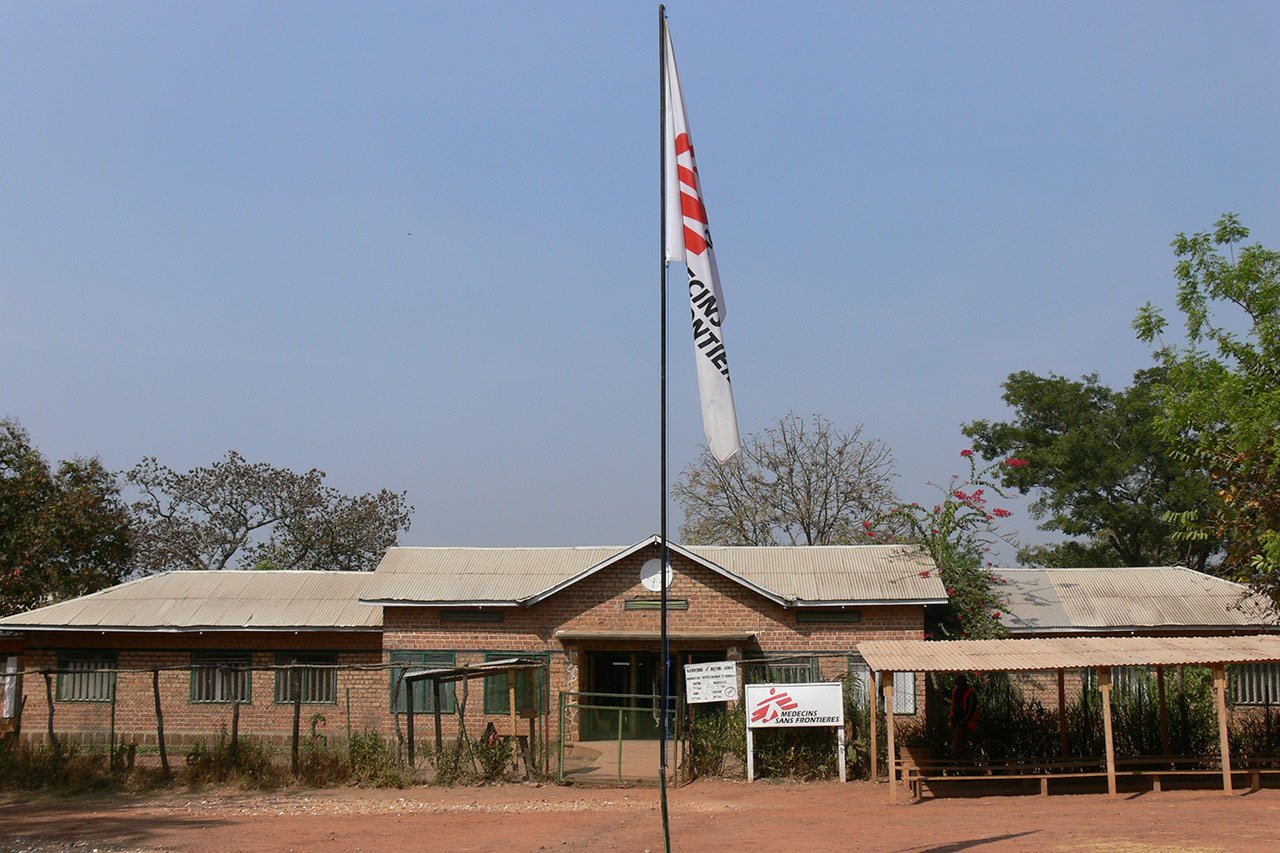 Vue de l'hôpital de Boguila en 2012.