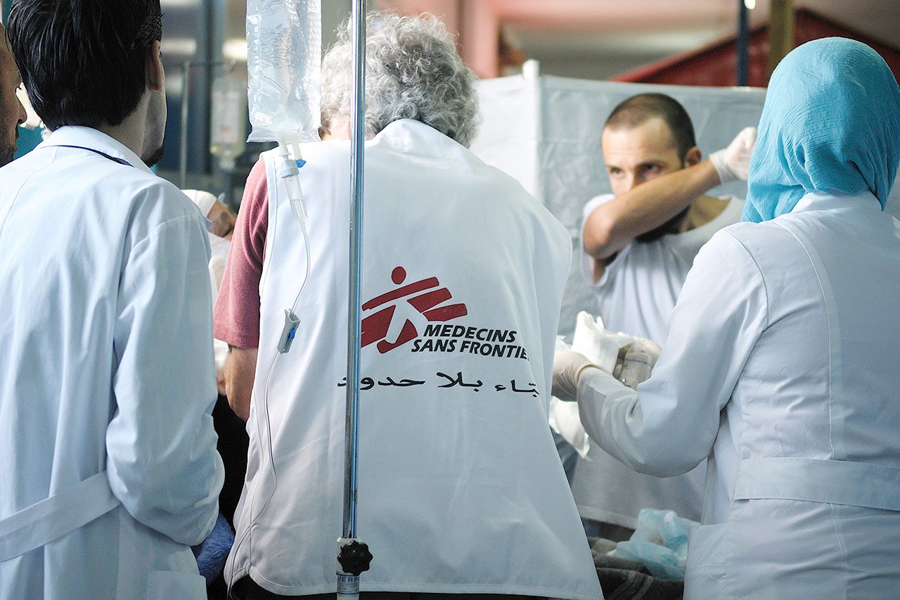 La salle d’urgence de l’hôpital MSF à Jabal Akkrad en Syrie.