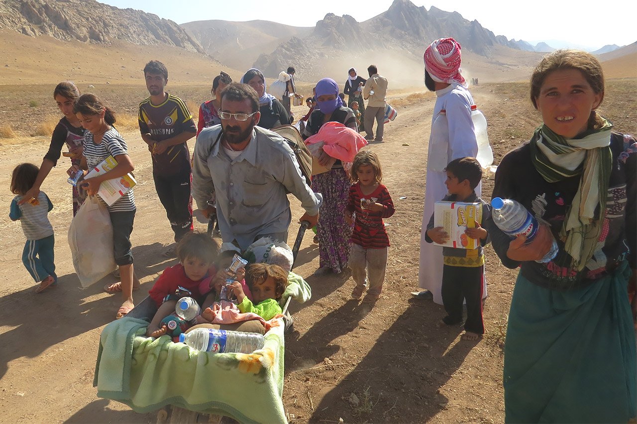 Depuis le 3 août, quelque 200 000 personnes ont fui leurs maisons. 