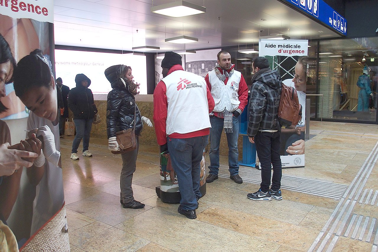 Notre équipe MSF viendra à votre rencontre dans les rues et centres commerciaux entre le 28 janvier et le 11 avril 2015.