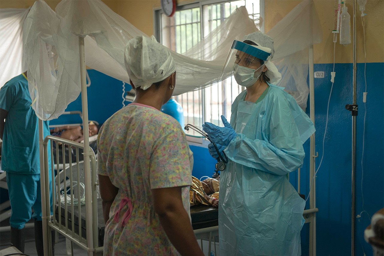 Hôpital pédiatrique MSF, Monrovia, février 2015