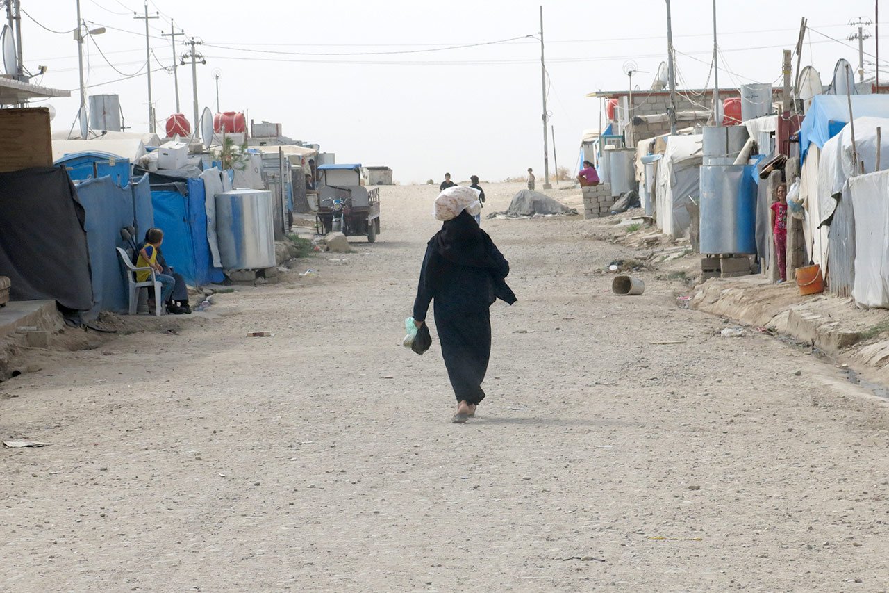 L'aide aux réfugiés syriens vivant dans des camps comme Domiz a été réduite de manière drastique durant l'été.