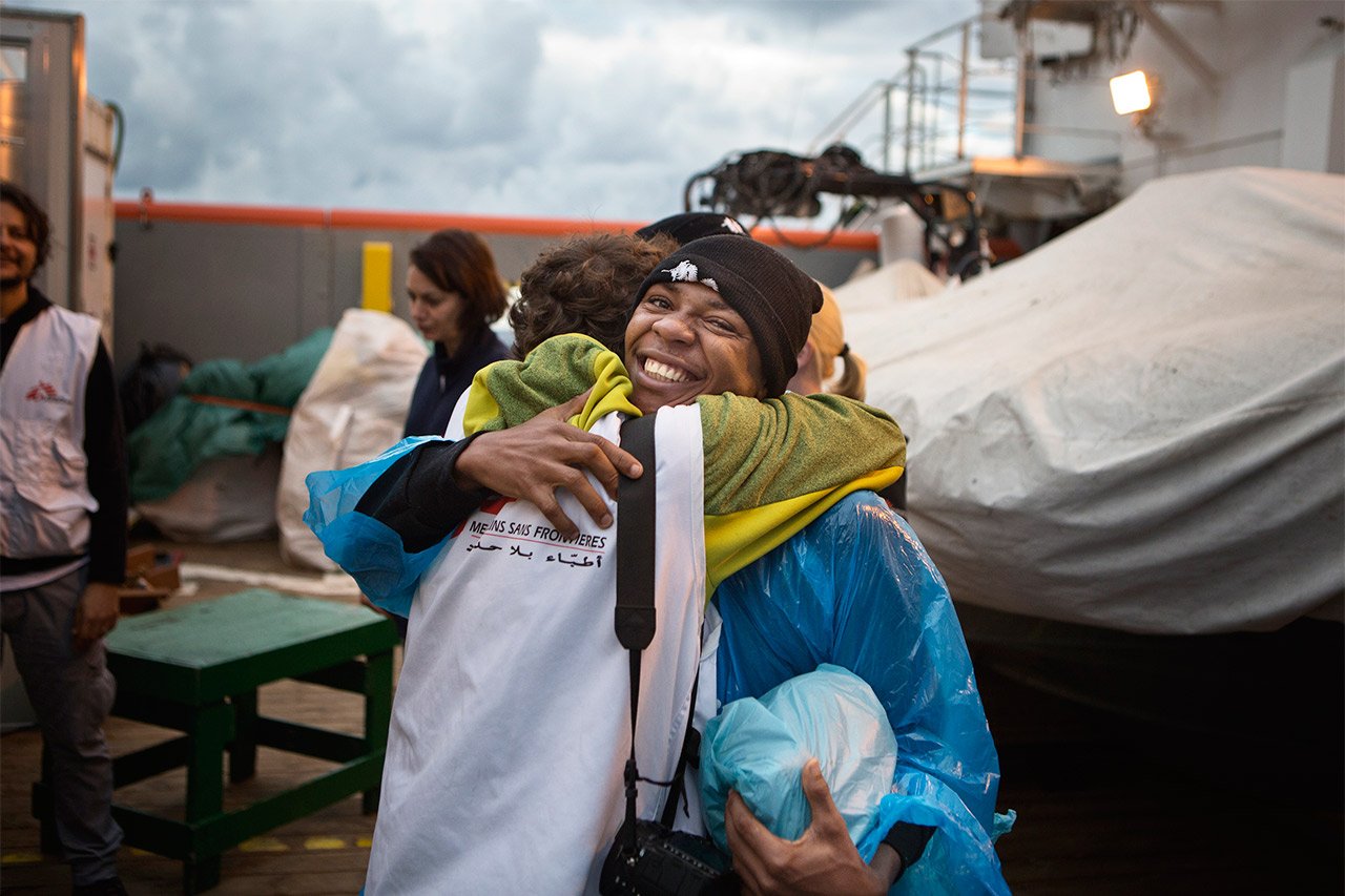 « Aucune de ces personnes que nous avons sauvées à bord de ces bateaux innavigables n’auraient pu être mises en sécurité sans cette intervention »
