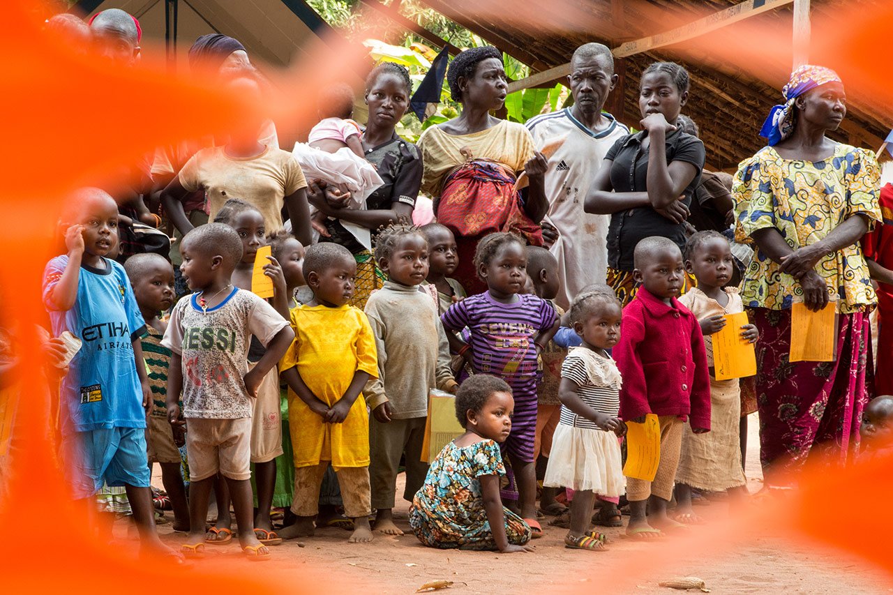 En cinq jours, nous avons vacciné 14 000 enfants dans la ville de Berbérati.