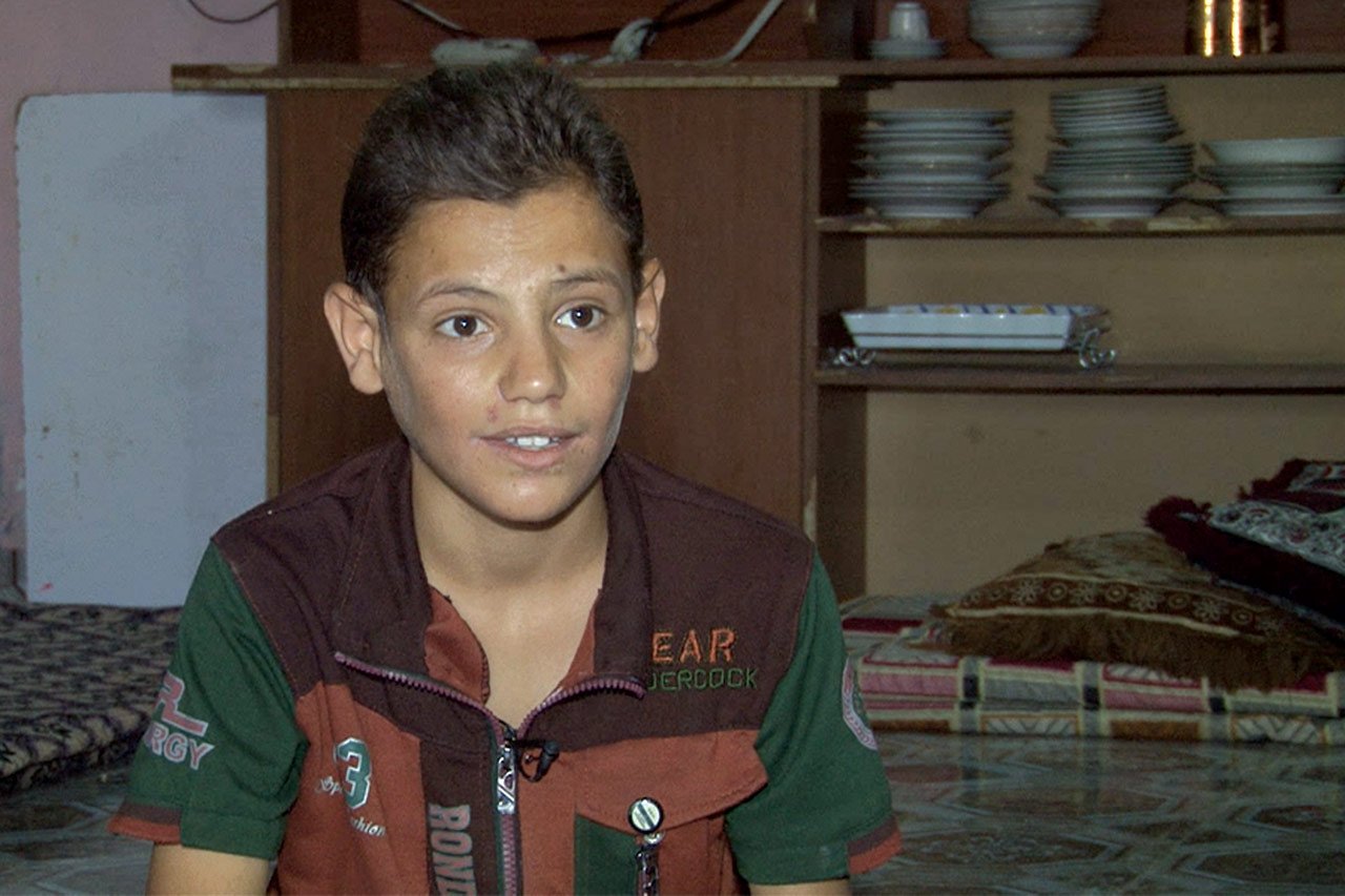 Le jeune garçon voudrait retourner vivre à Mossoul, mais il craint de ne pas trouver là-bas les médicaments nécessaires pour soigner sa maladie.