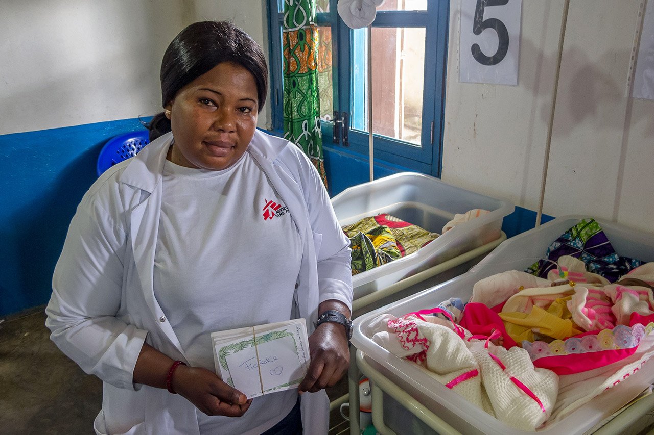 Florence Fongo, infirmière, était dans la première équipe arrivée sur le terrain il y a tout juste dix ans.