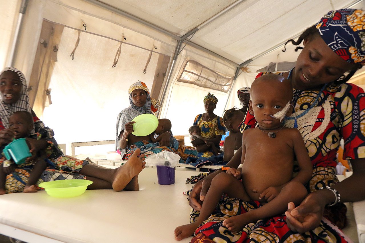 En septembre 2017, 2226 enfants ont été admis à l’unité pédiatrique de l’hôpital de Magaria au Niger.