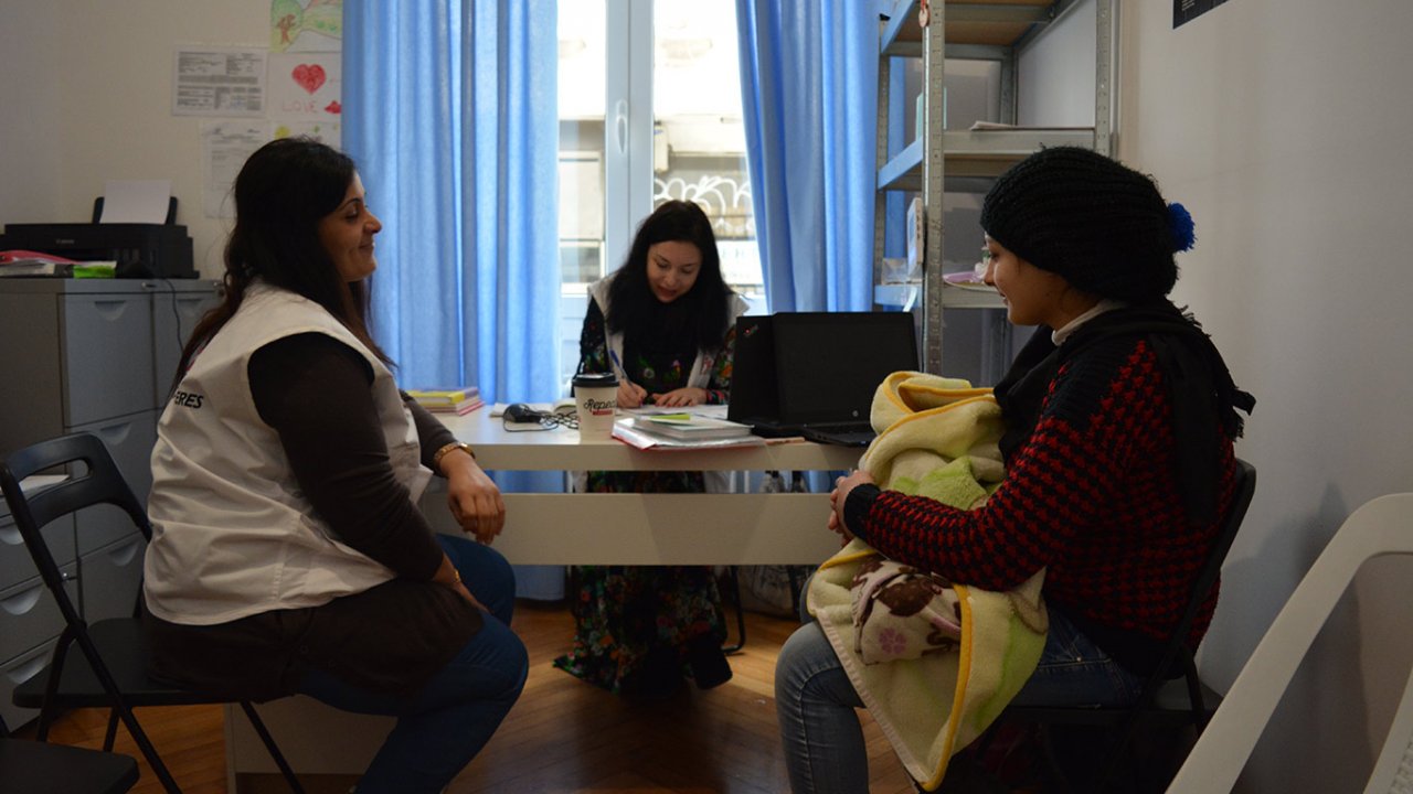 Centre d’accueil MSF patiente soins prénataux 