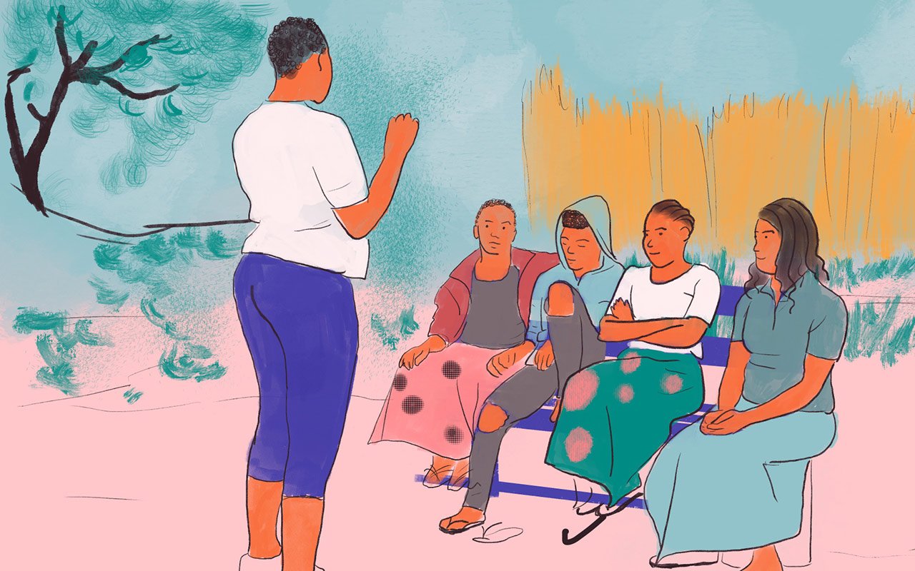 Im Rahmen der Selbstversorgung werden auch «Gesundheitsbotschafterinnen» ausgebildet, die andere Frauen informieren und ihnen Rat geben können.
