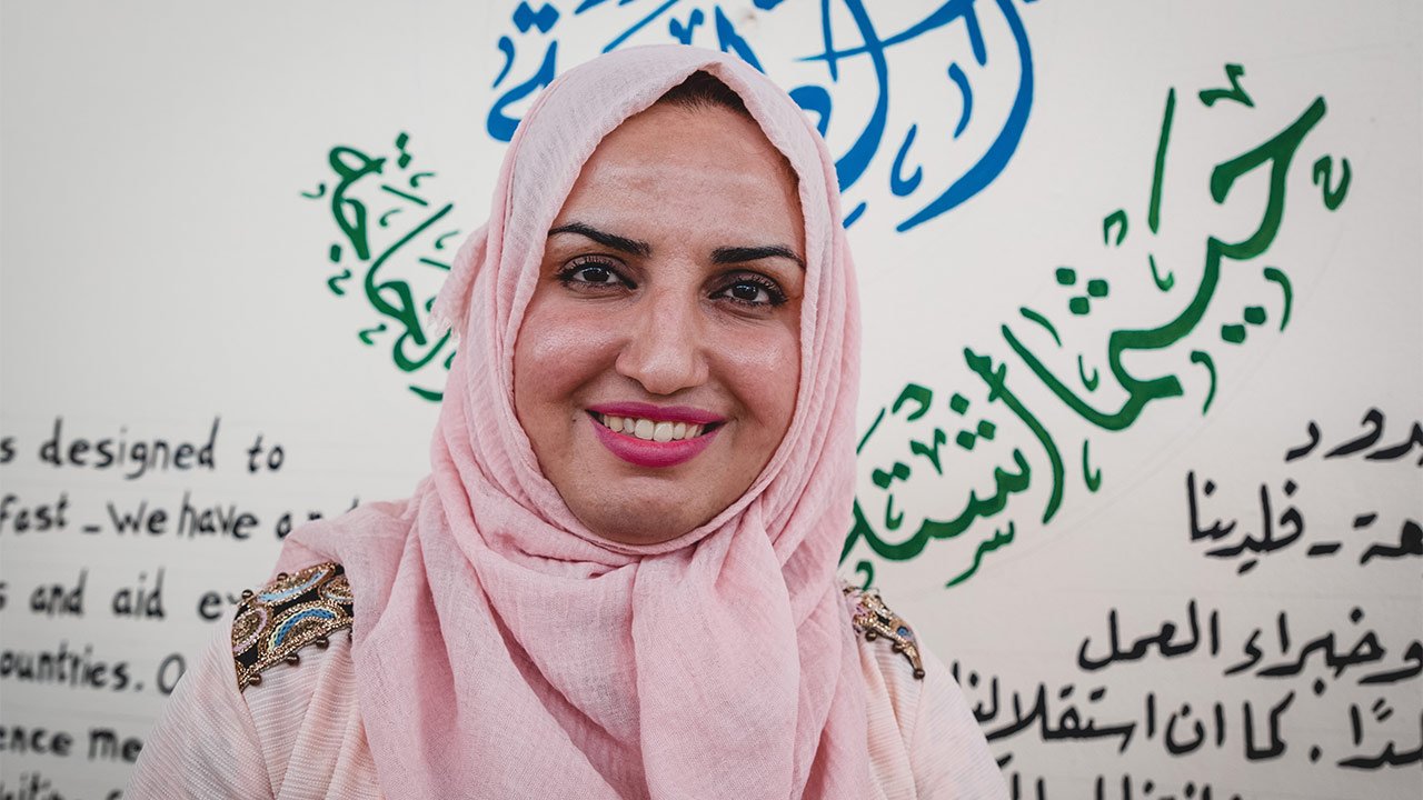 Portrait de Sulav Al-Hamza, superviseuse de la maternité MSF à l'hôpital de Nablus, Mossoul Ouest.