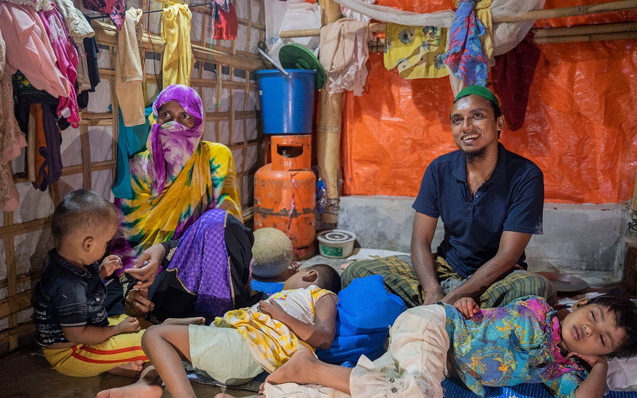 Nabi Ullah, 25 ans, qui a fui au Bangladesh en 2017. Cox’s Bazar, Bangladesh. 27.06.2022